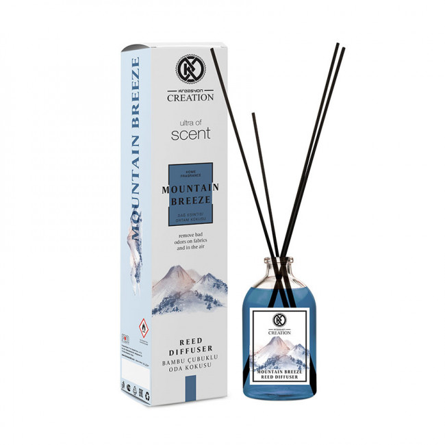 Аромадиффузор с палочками Kreasyon Reed Diffuser Mountain Breeze 115 ml