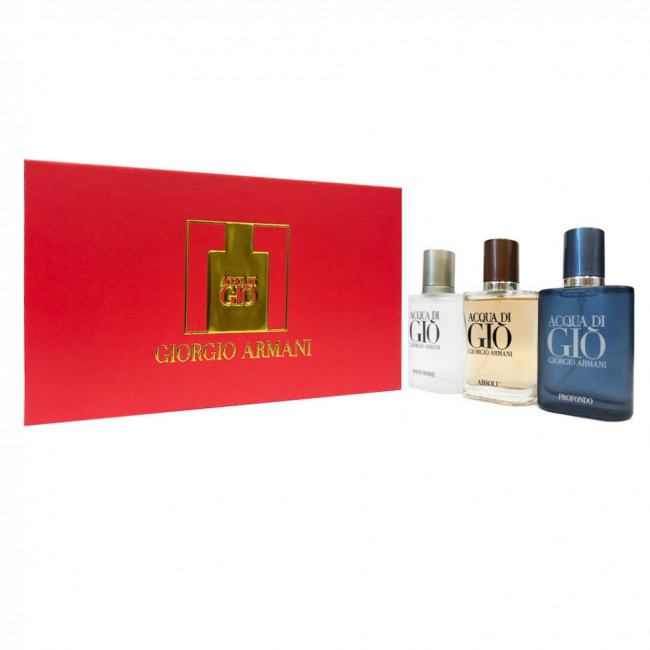 Парфюмерный набор Giorgio Armani Aqua Di Gio for man 3х30 ml