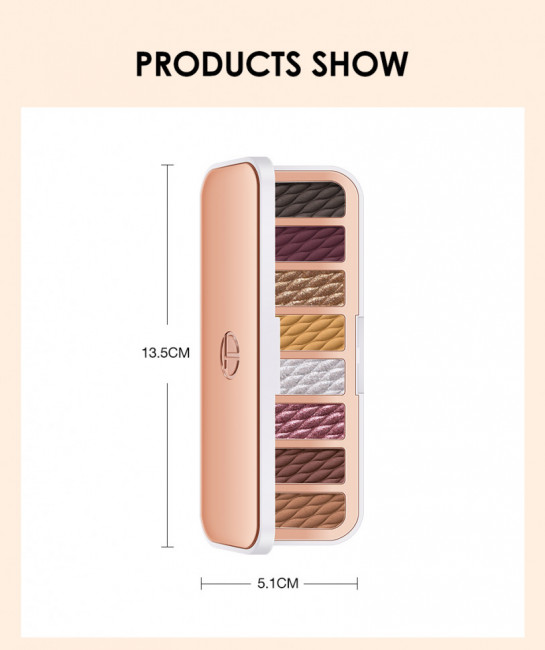 Палитра теней для век 8 цветов O.TWO.O арт. SC021 #04 10 g. Палитра теней для век 8 цветов O.TWO.O арт. SC021 #04 10 g.