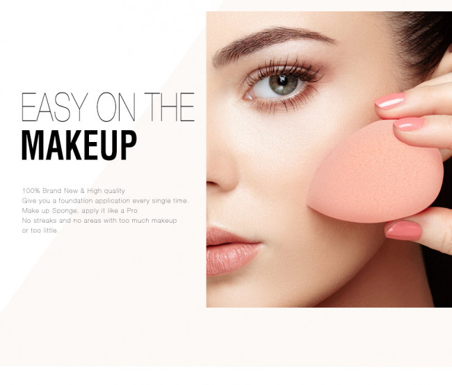 Набор спонжей O.TWO.O Flawless Memory Beauty Blendes Set 4 шт. (Голубой)