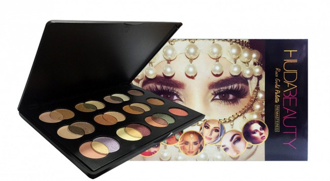 Тени HudaBeauty "Rose Gold Palette REMASTERED" 30цв.