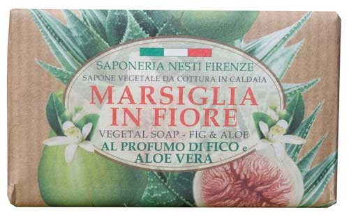 Мыло Nesti Dante "Marsiglia In Fiore" Инжир и Алоэ Вера, 125g