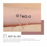 Жидкая подводка для глаз O.TWO.O Rose Gold waterproof 5 ml (арт. N9084B)